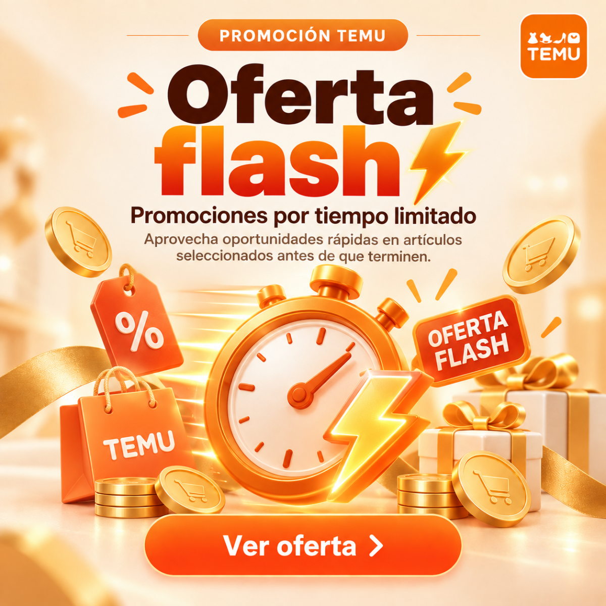 Promoción TEMU Oferta flash